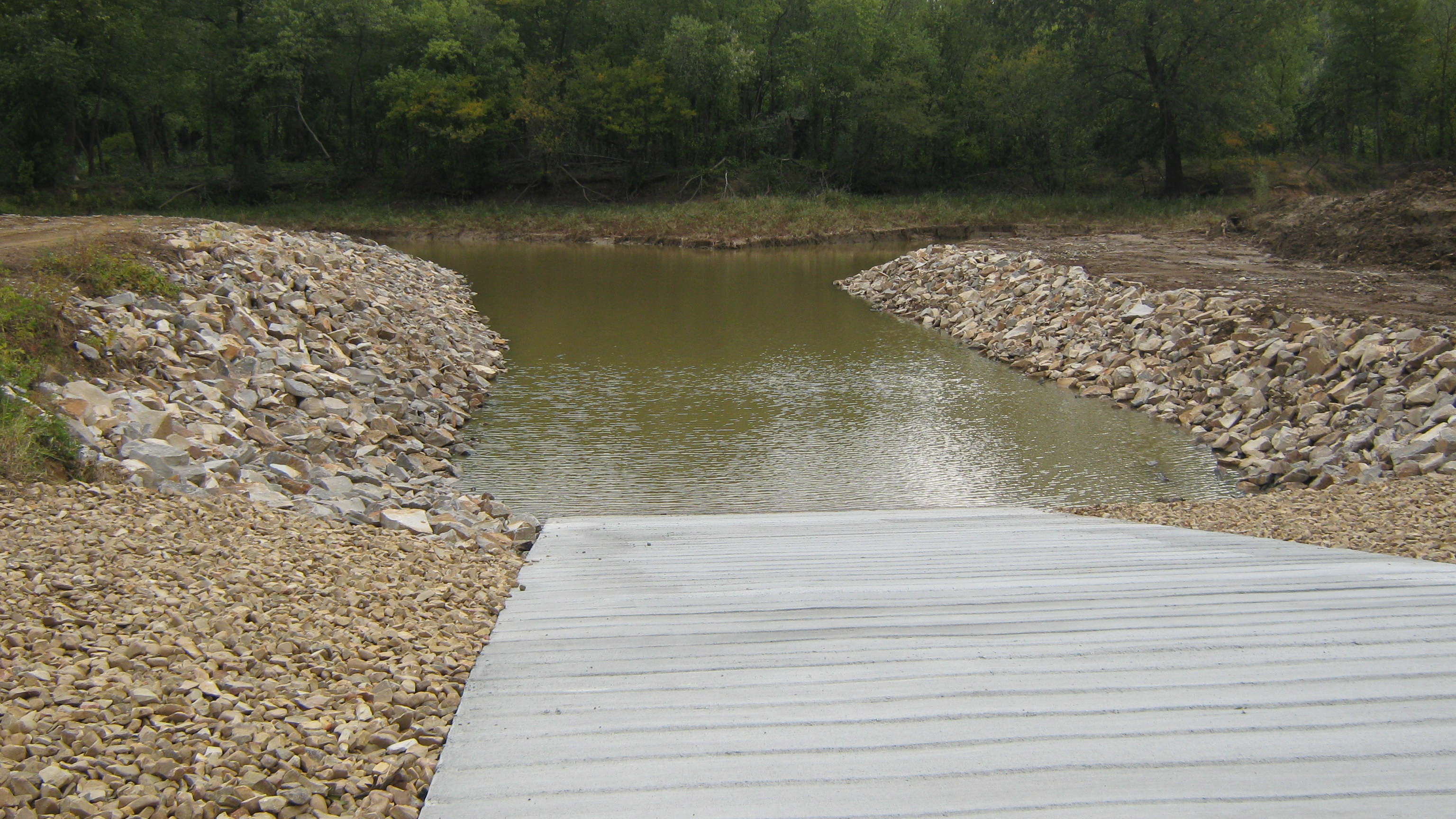 Boat Ramp at Hise Hill Park