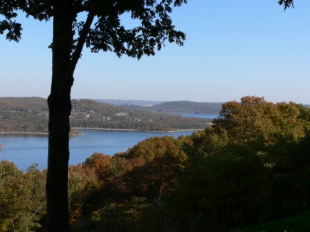 Campground overlooking Table Rock Lake