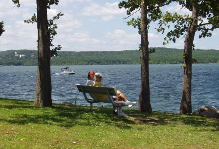 A couple enjoying a summer's day at Table Rock Lake